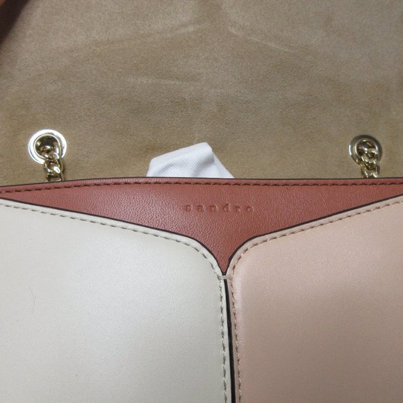 SANDRO
Lou Color-block Leather Crossbody - Picture 3 of 6